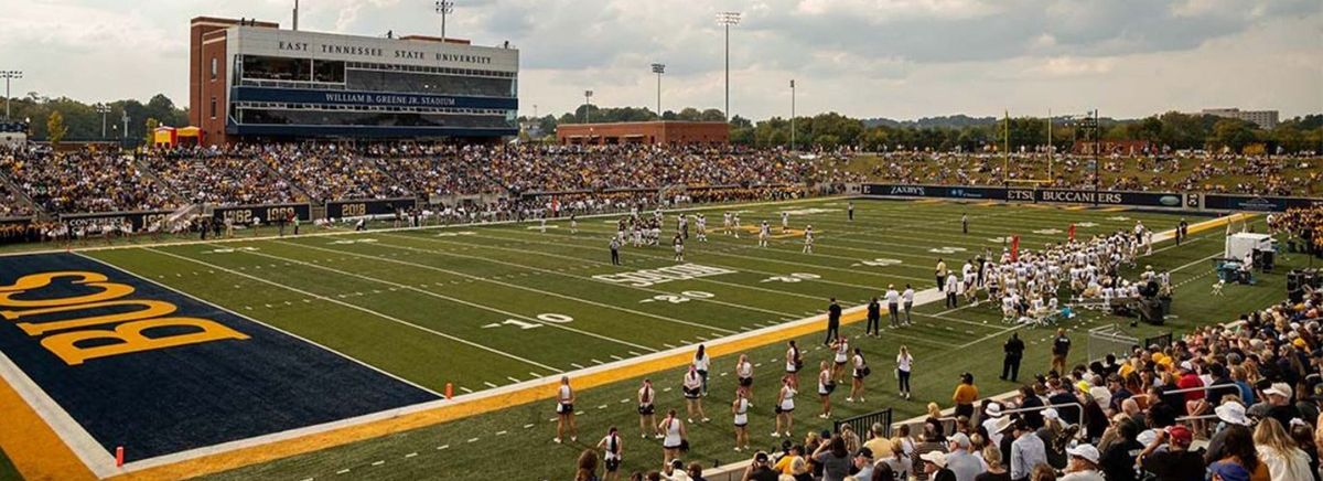 Parking VMI Keydets at East Tennessee State Buccaneers Football
