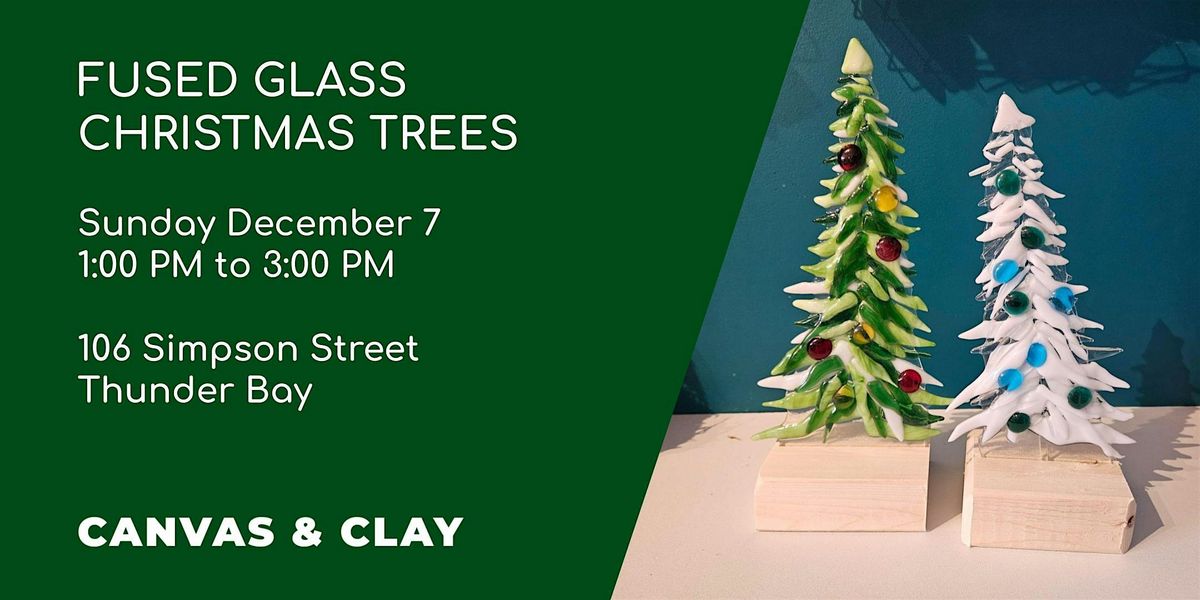 Fused Glass Christmas Trees