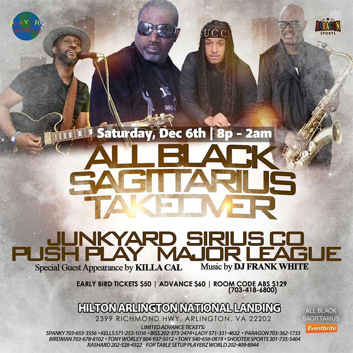 All Black Sagittarius  TAKEOVER EXTRAVAGANZA