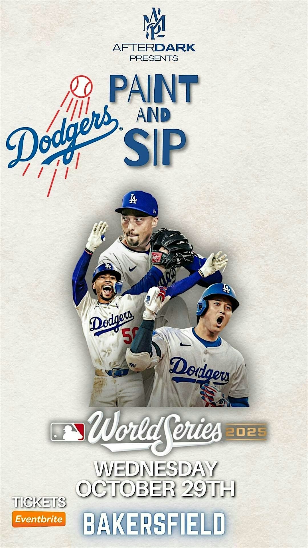 PAINT AND SIP (DODGERS EDITION)