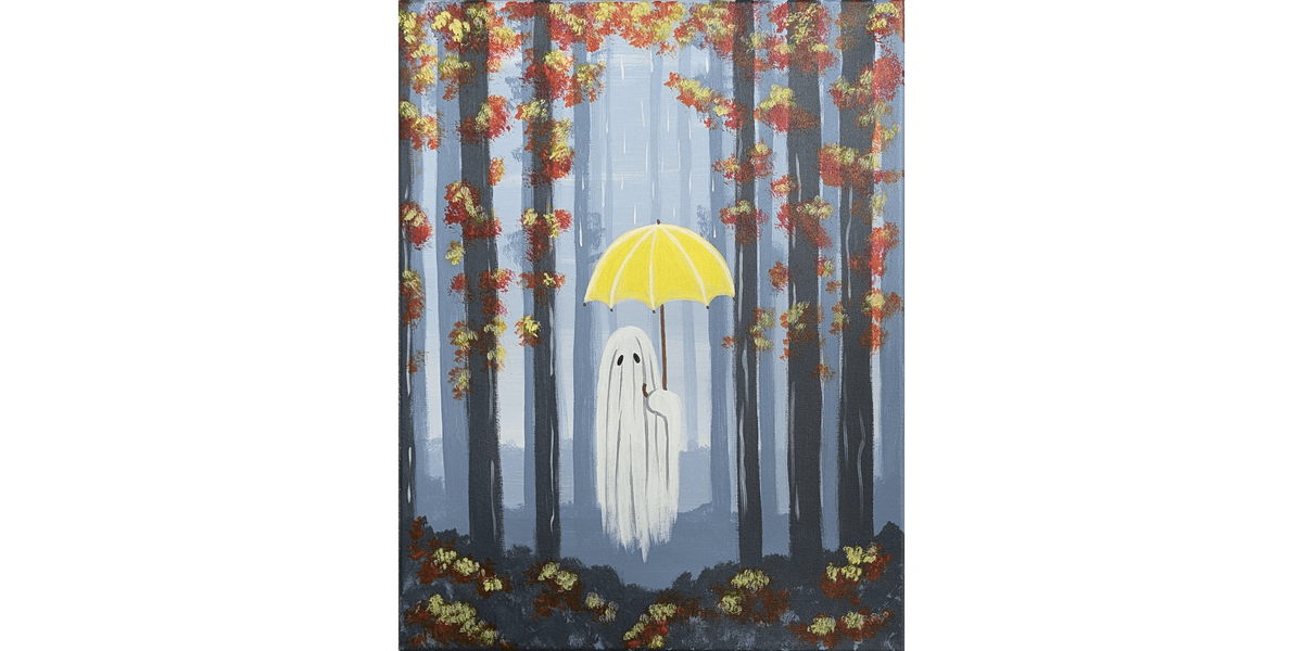 Spooky Forest Rain - Paint and Sip in Houston | Classpop!\u2122