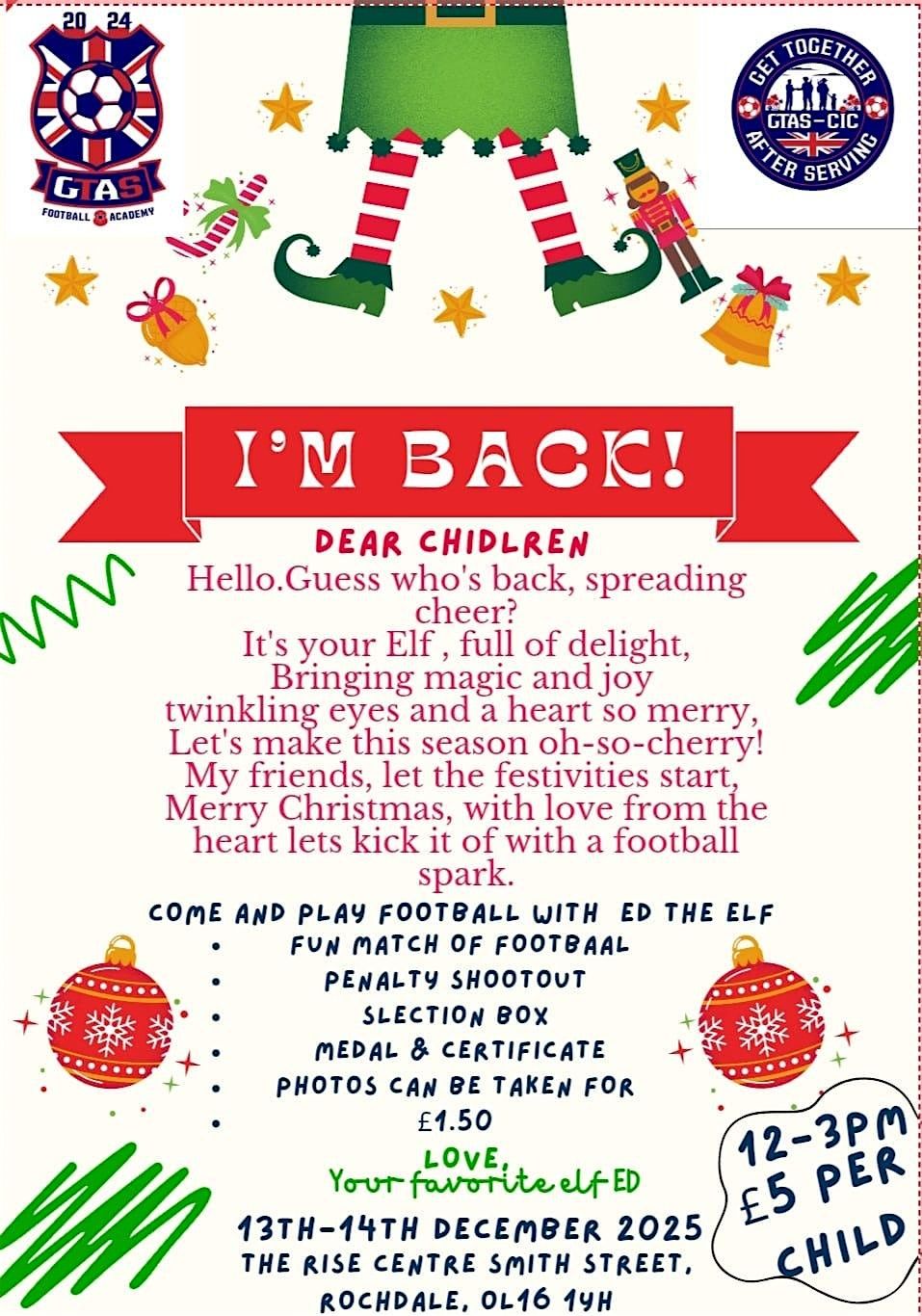 GTAS Christmas Special - Kick about with an Elf!