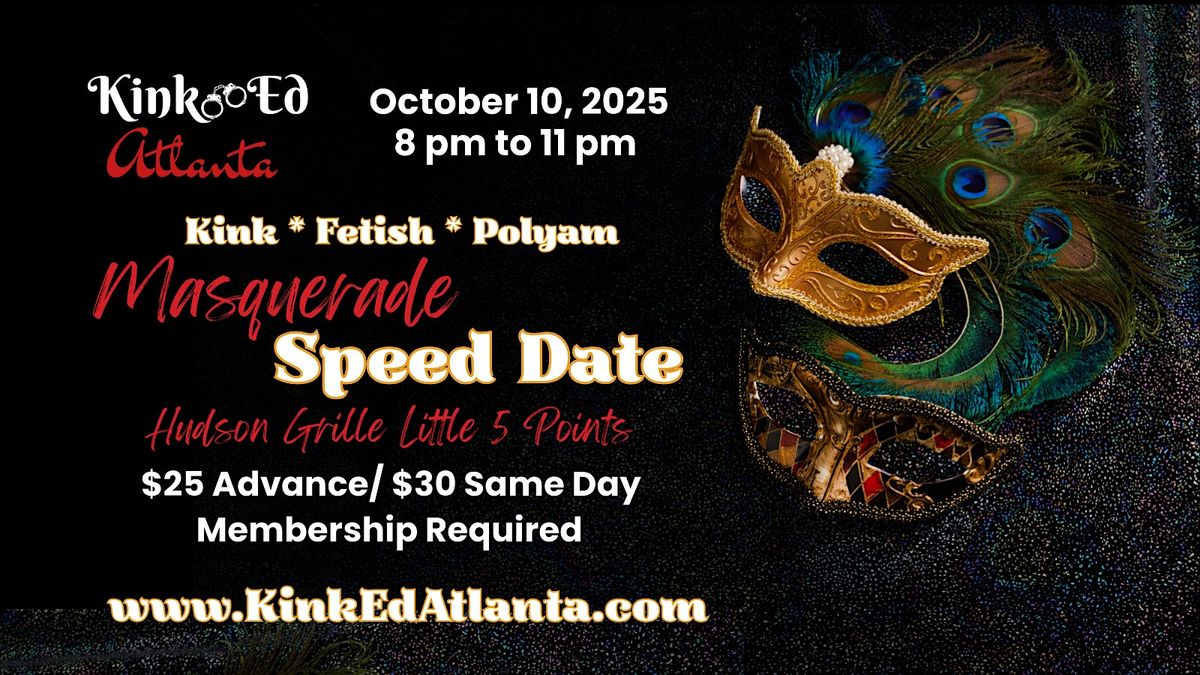 Masquerade Speed Date