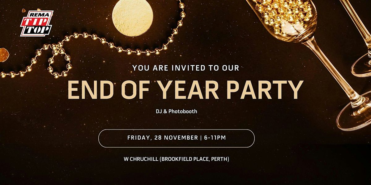 RTTI End of Year Party - Friday 28 November