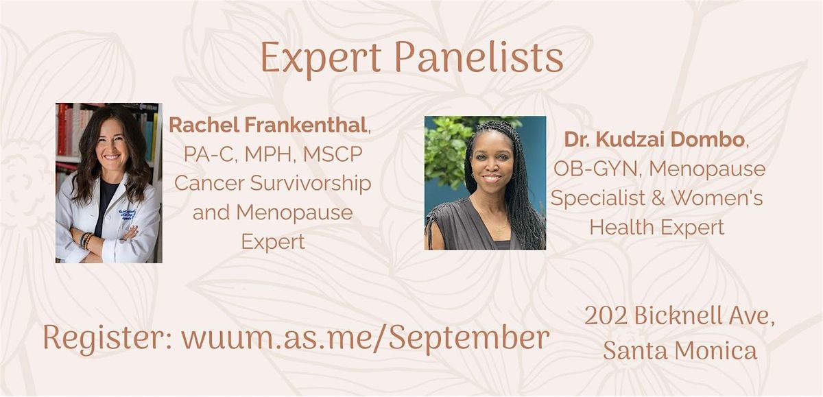 Let's Talk: Perimenopause and Menopause at WUUM!