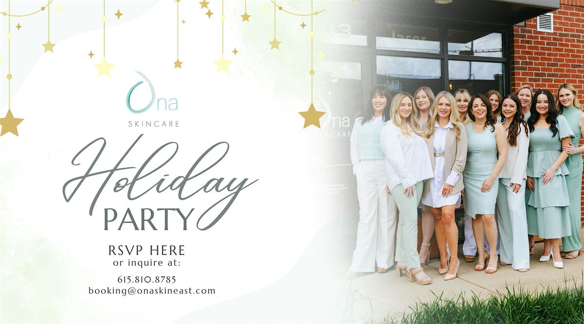 Ona Skincare East Nashville Holiday Event