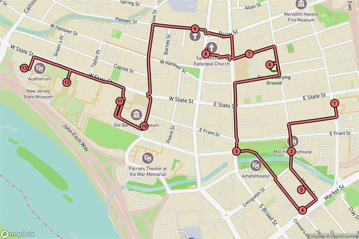 Trenton Audio Tour: Echoes of Revolution and Renaissance