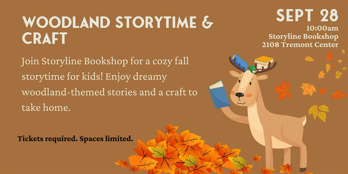 Storyline Presents: Woodland Craft & Storytime