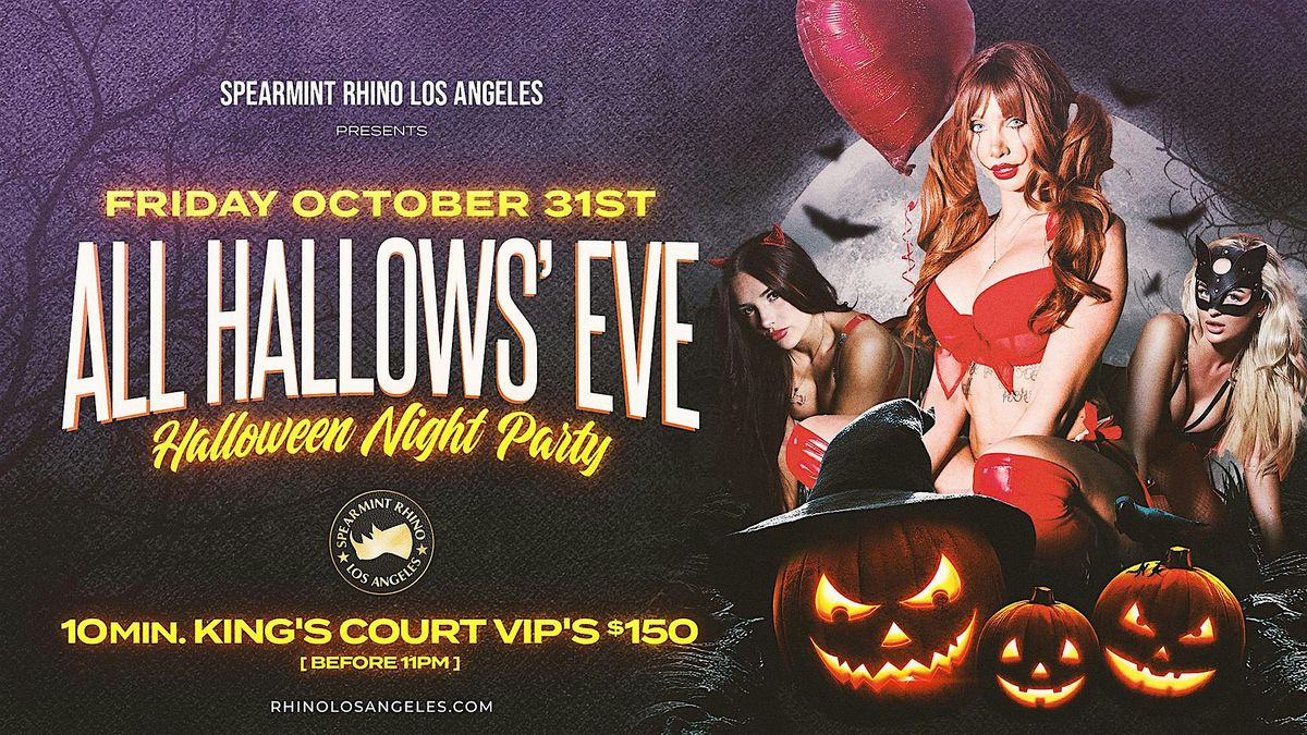 All Hallows\u2019 Eve  Halloween Night Party @ Spearmint Rhino Los Angeles