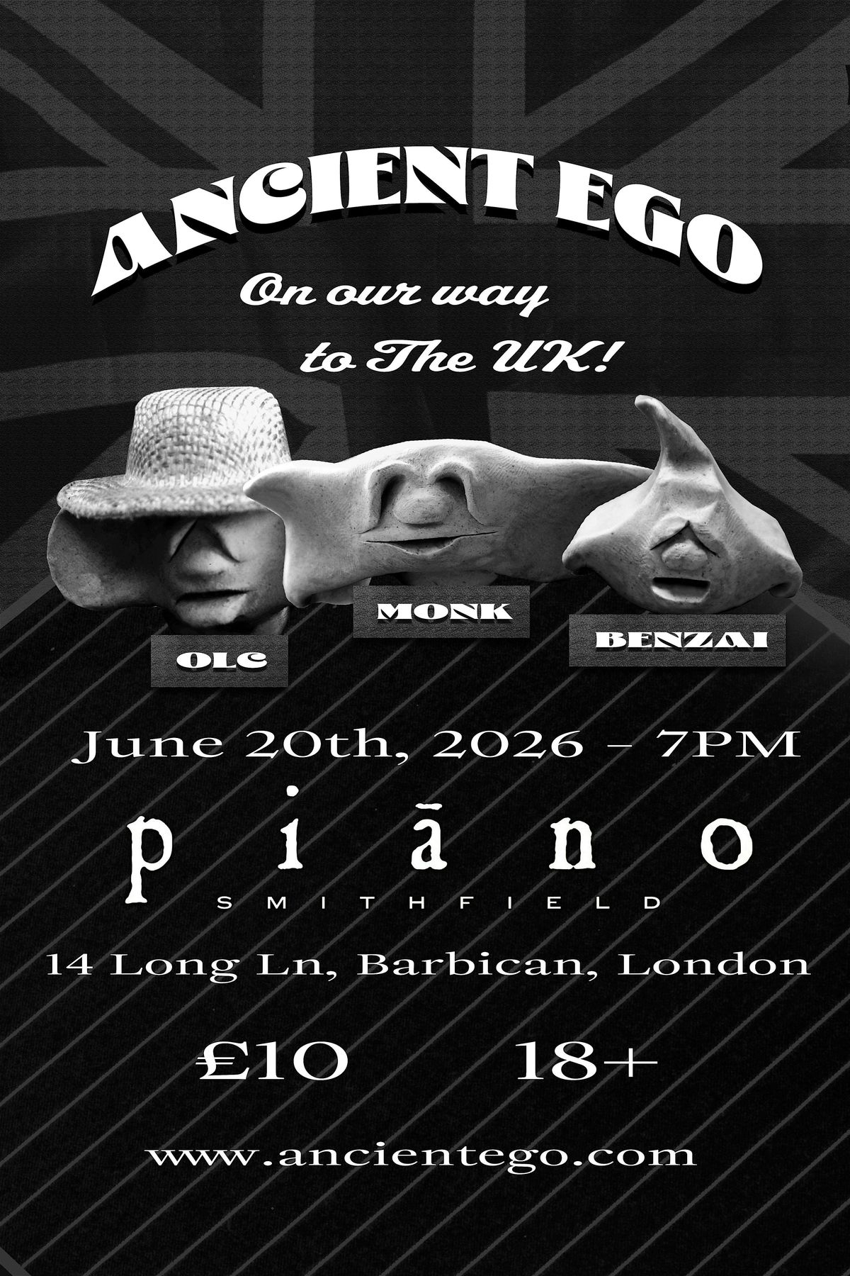 Ancient Ego at Piano Smithfield