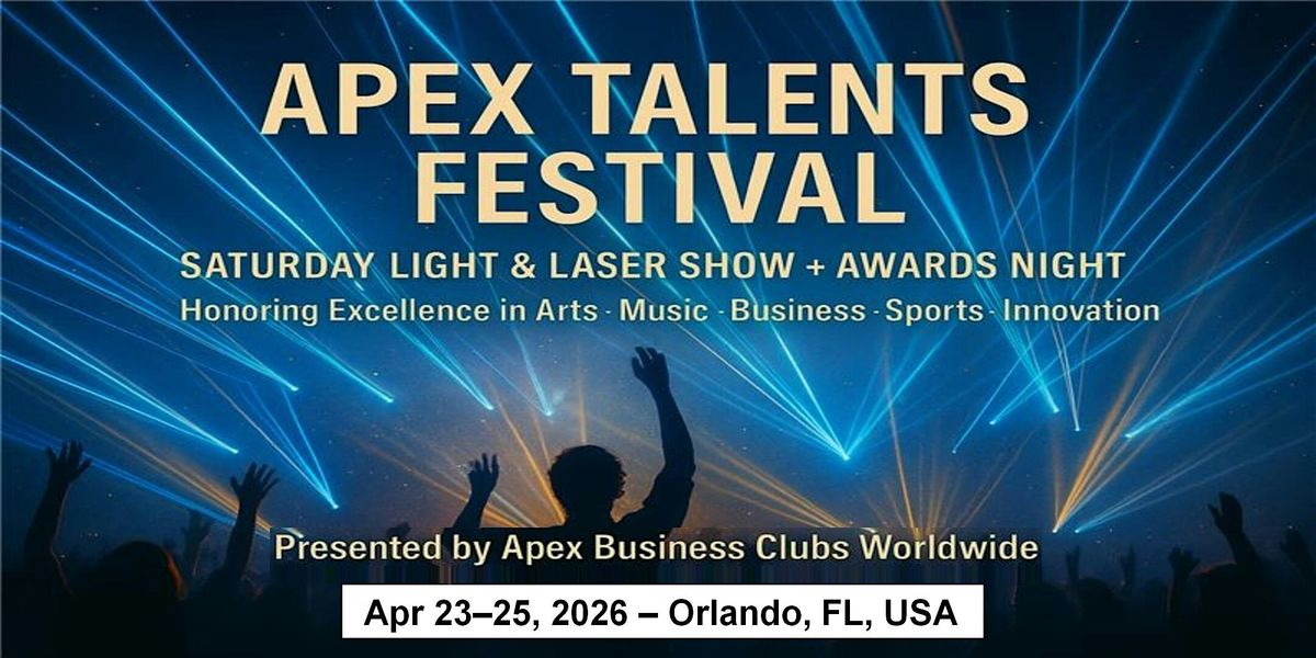 Saturday \u2013 The Apex Awards Gala Night in Orlando, FL, USA