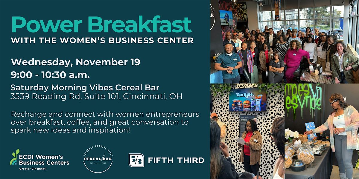 Power Breakfast with the Women's Business Center