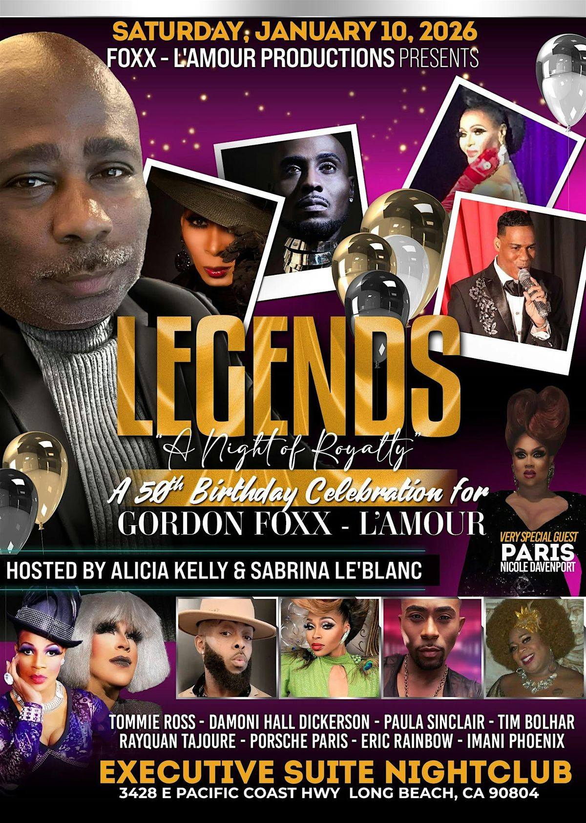 Legends "A Night of Royalty"