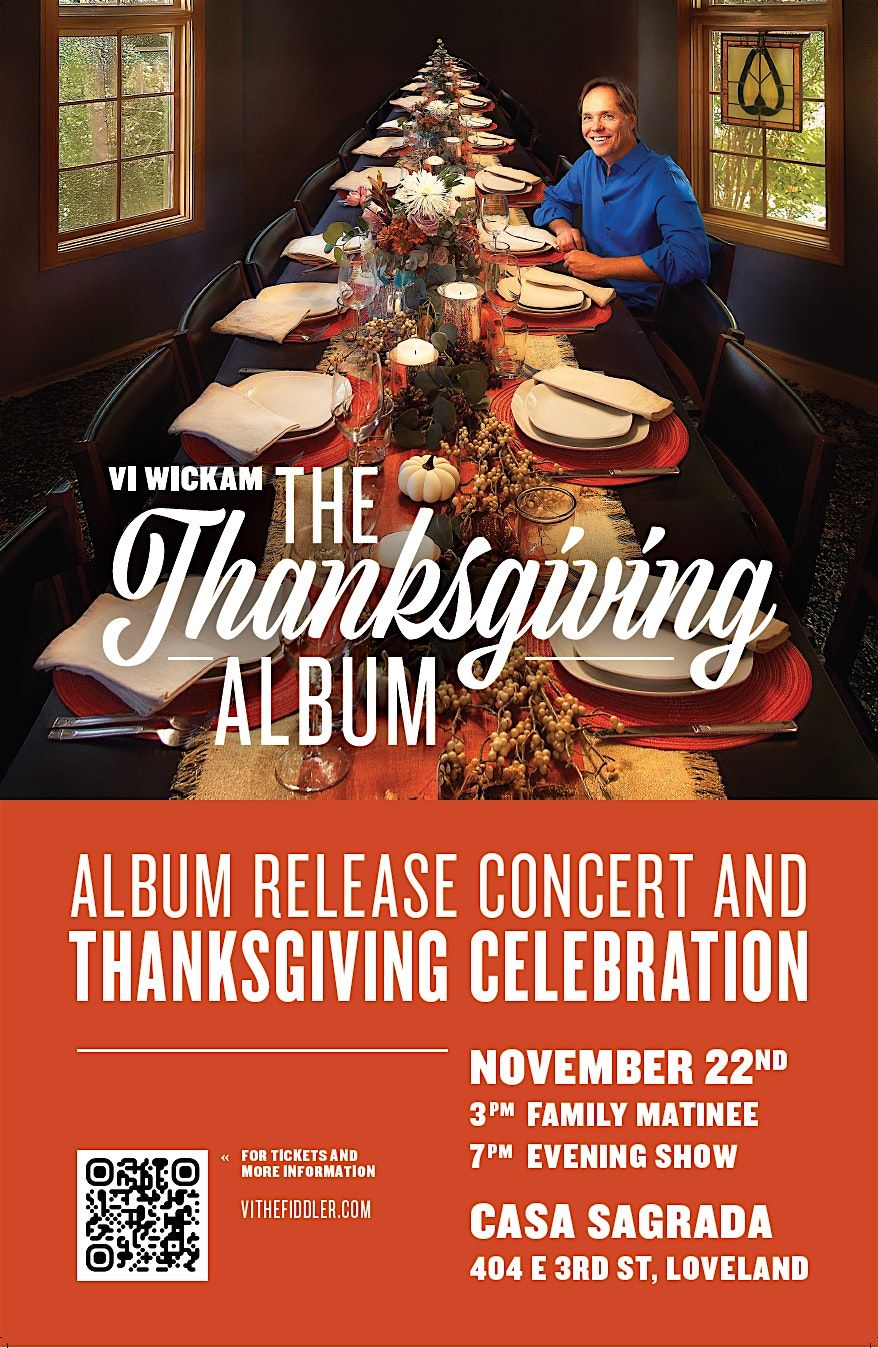 Vi Wickam Album release and Thanksgiving Celebration