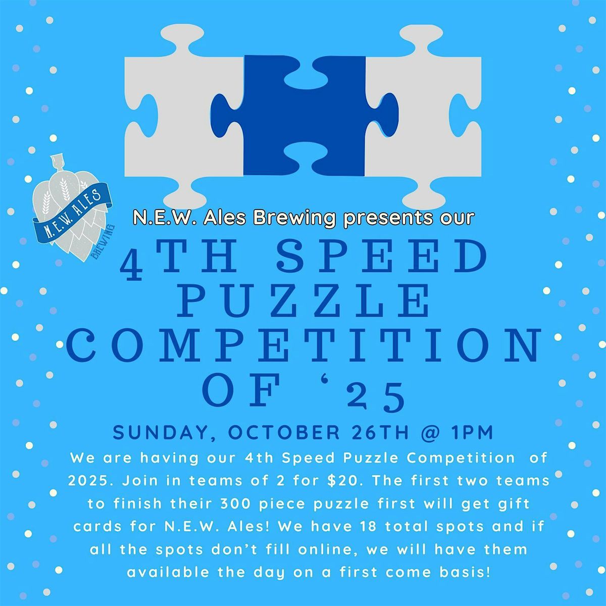 4TH\/Last Speed Puzzle Competition of 2025