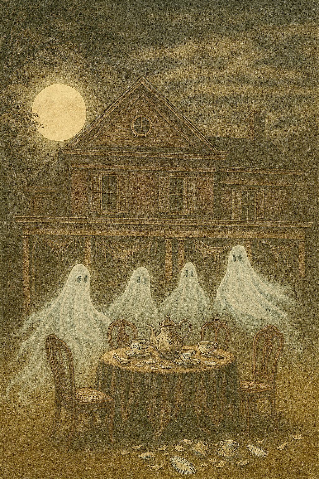 Ghostly Galentine's Tea at Charlotte's Tea Room