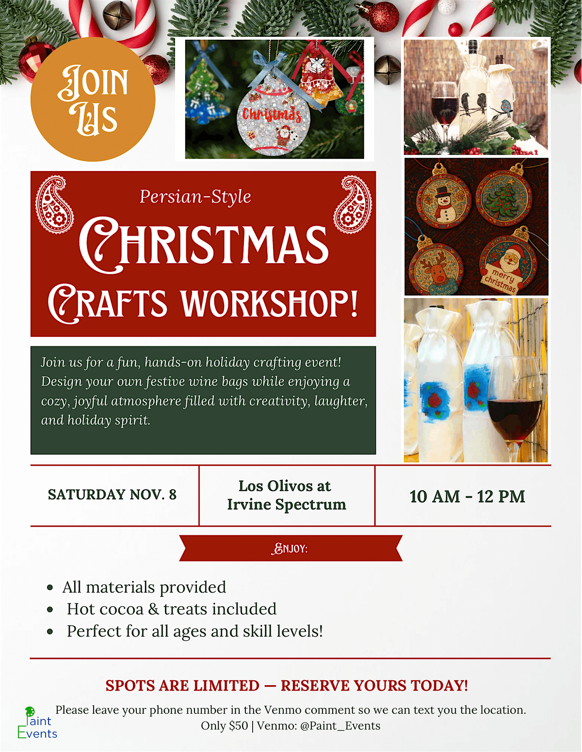 Christmas Crafts Workshop