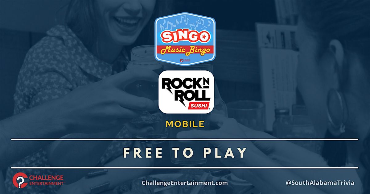 SINGO Music Bingo Nights at Rock N Roll Sushi - Mobile