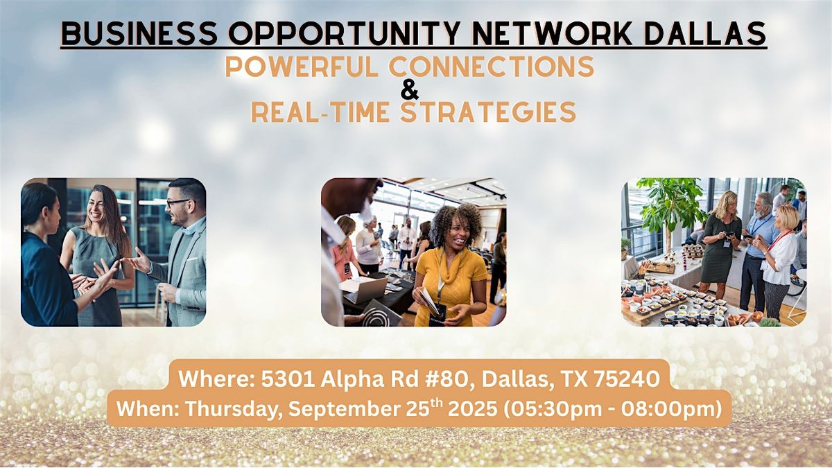 Business Opportunity Network Dallas