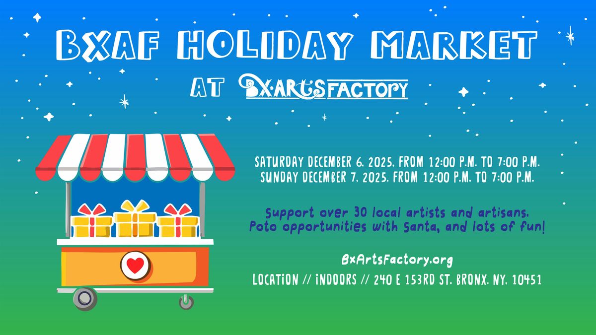 BxAF Holiday Artist Market