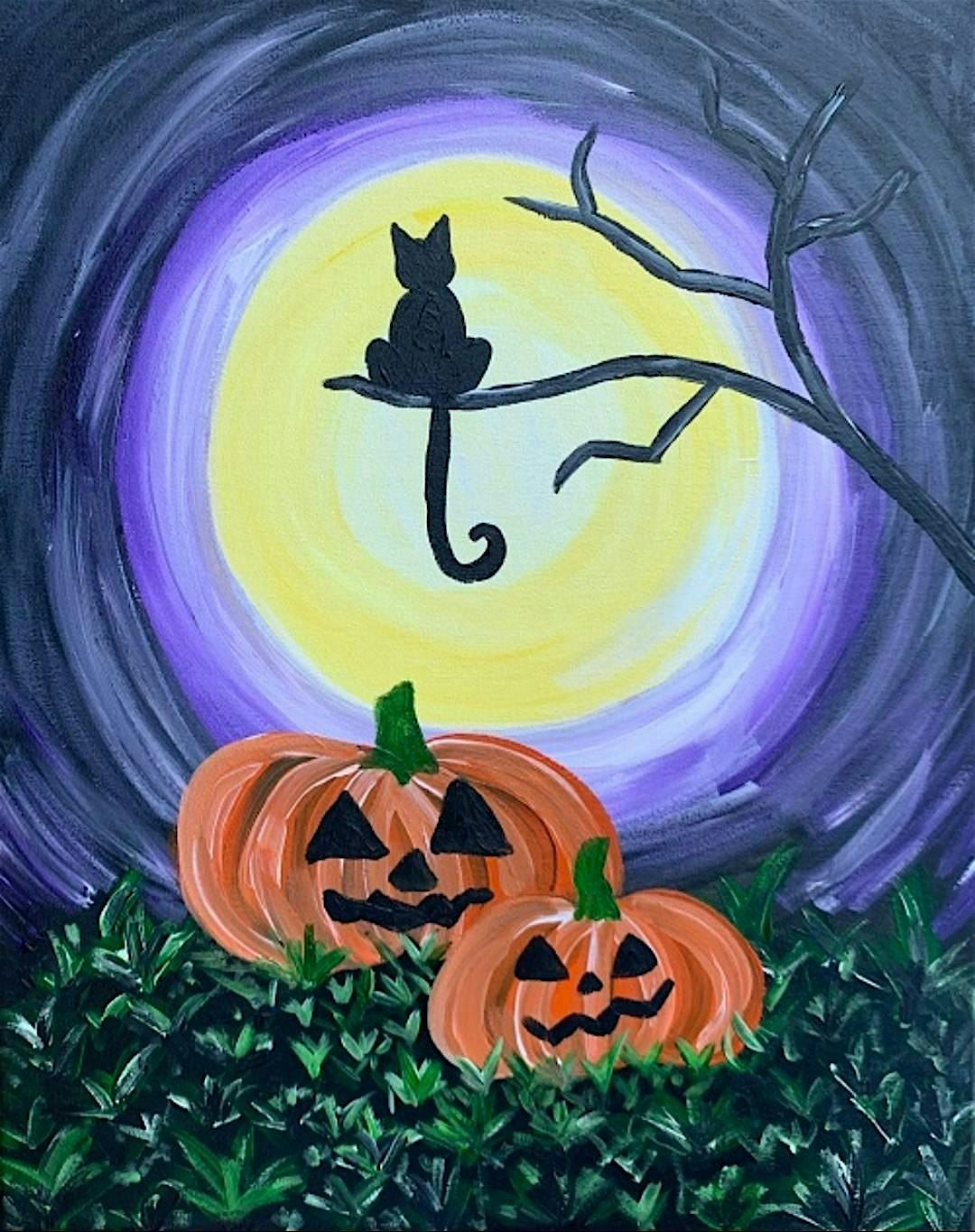 Black Cat - Paint and Sip