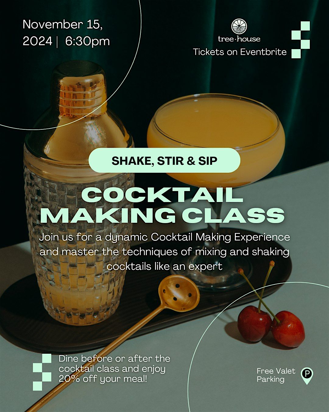 Cocktail Making Class - Shake, Stir & Sip!