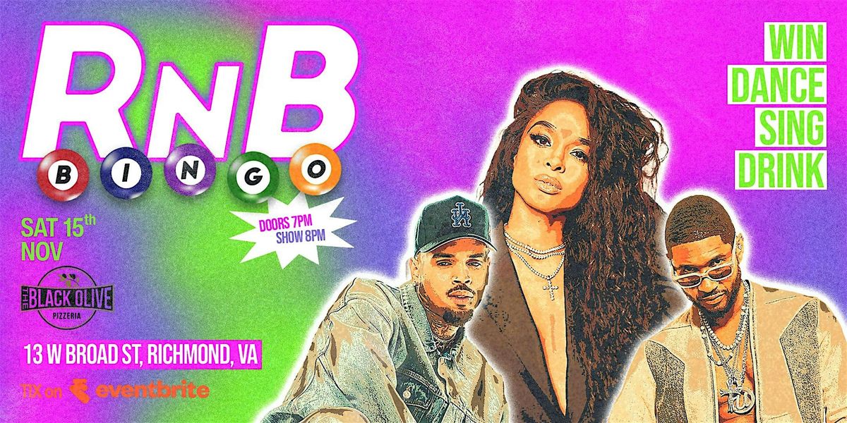 R&B BINGO at Black Olive