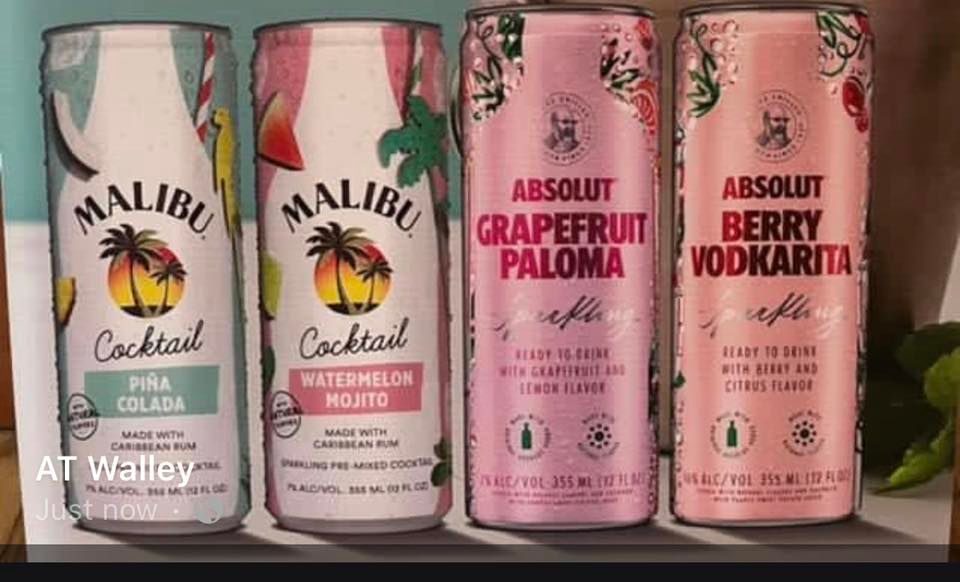 Canned Cocktail Tasting AT Walley, Auburn, NY August 31, 2022