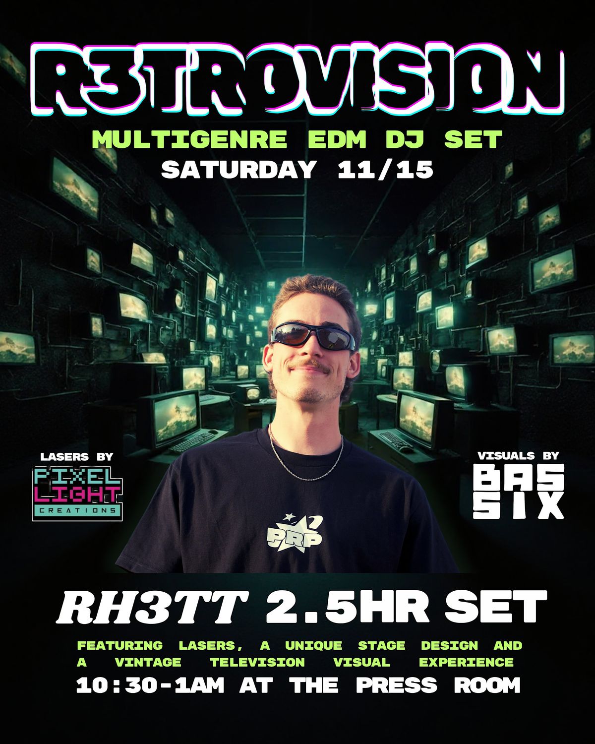 R3trovision: A Multigenre EDM DJ Set by Rh3tt