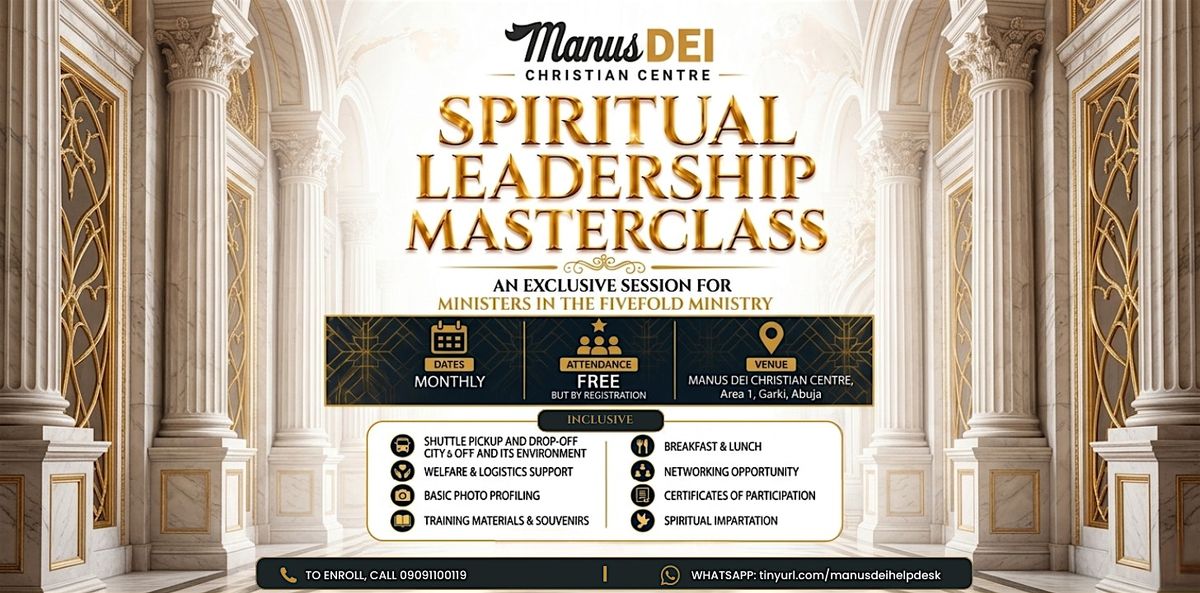 SPIRITUAL LEADERSHIP MASTERCLASS