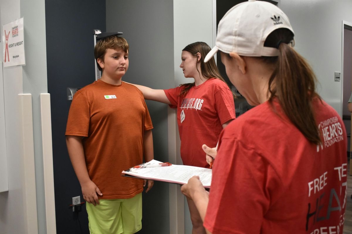 VOLUNTEER on 9\/20\/2025 for the Teen Heart Screen in Round Rock, TX