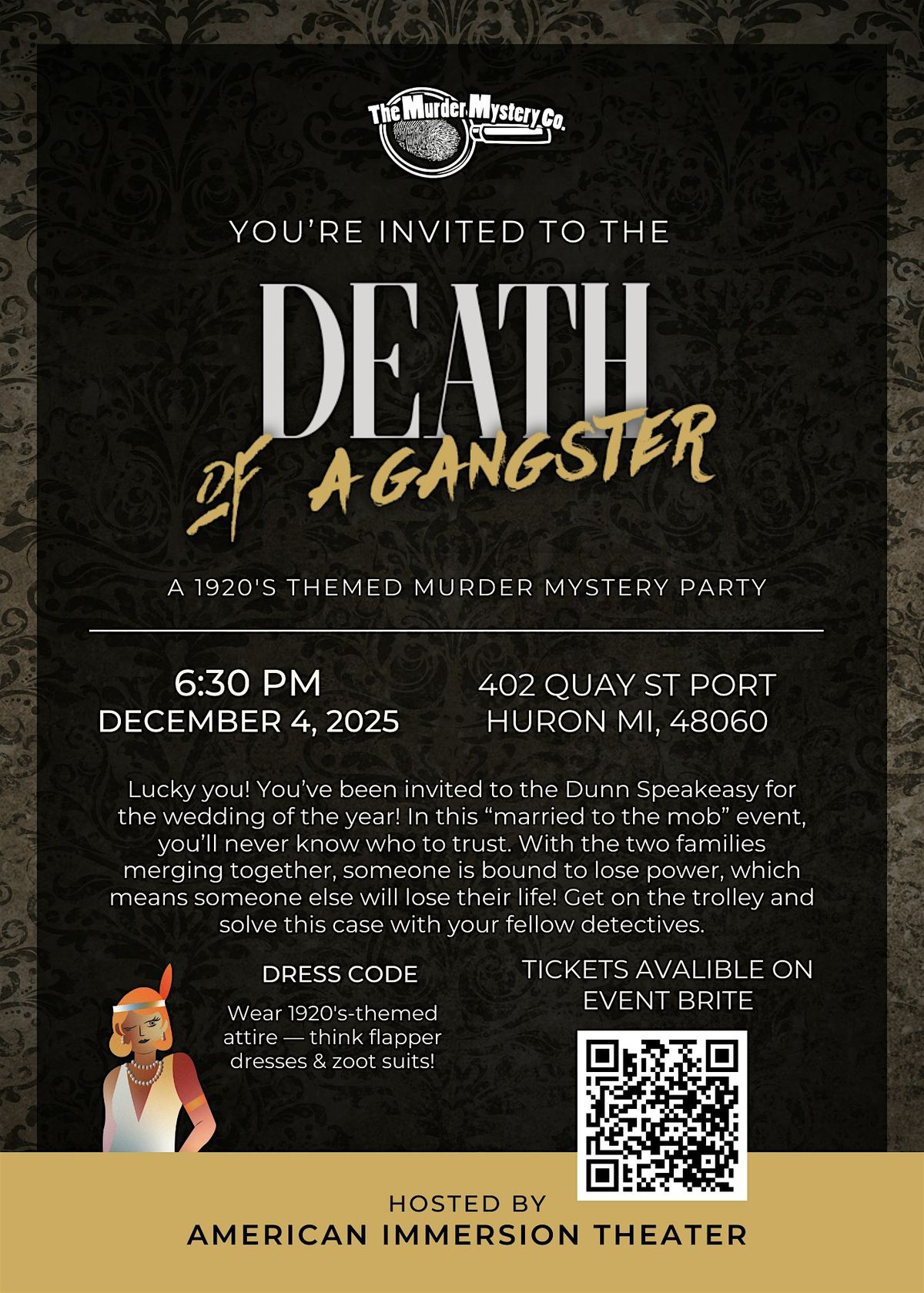 Death of a Gangster (Dinner Theater)