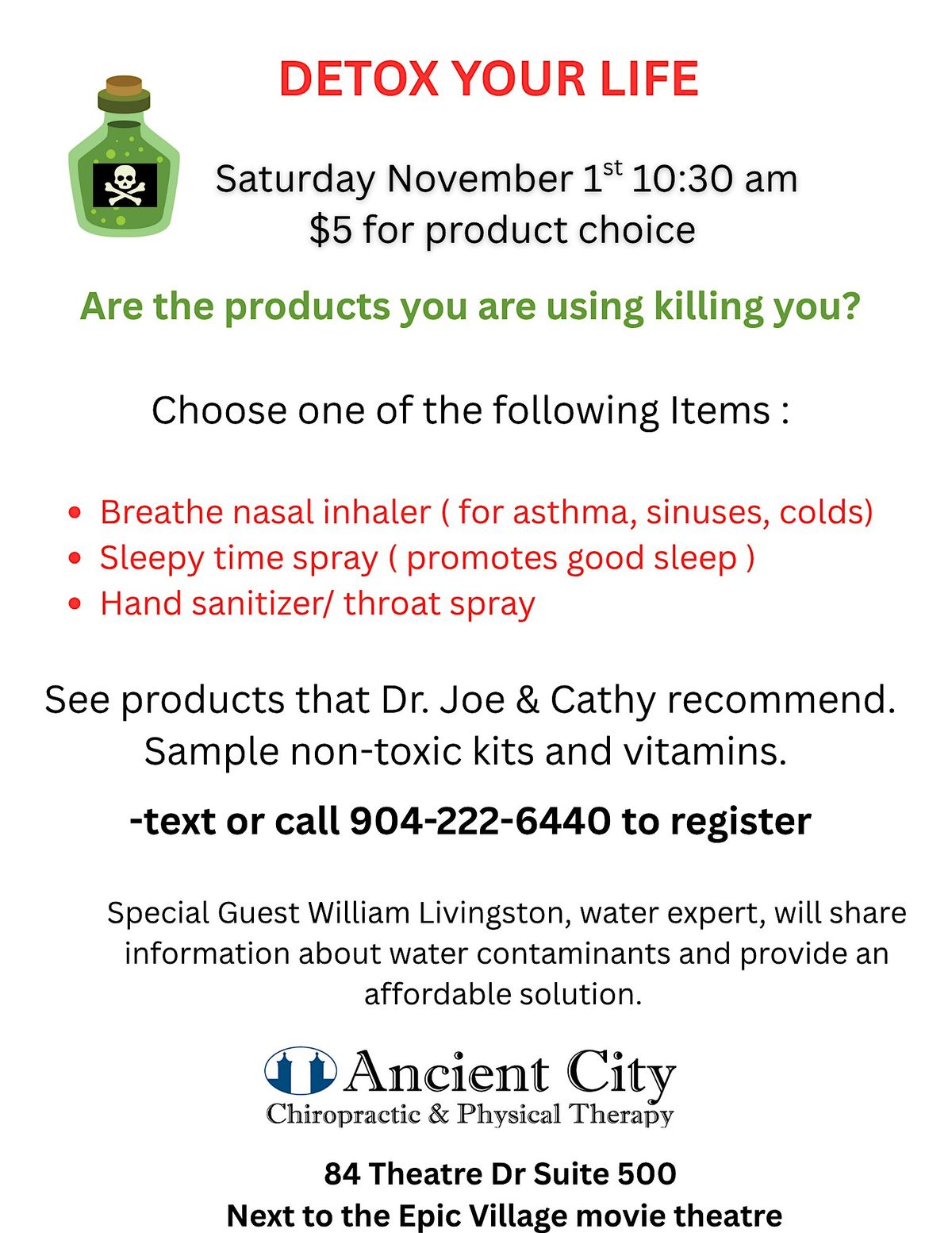 Are you poisoning yourself with your products ?