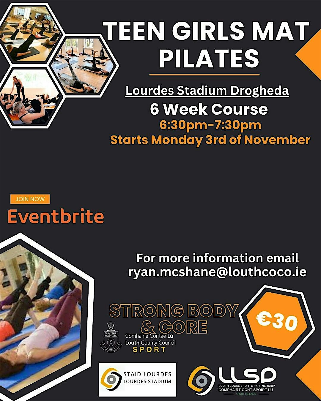 Teen Girls Mat Pilates