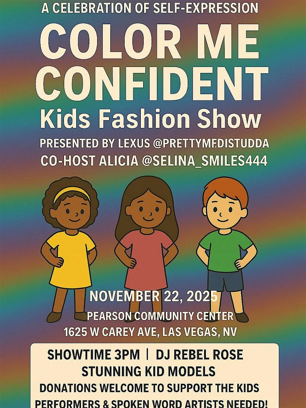 Color Me Confident Kids Fashion Show