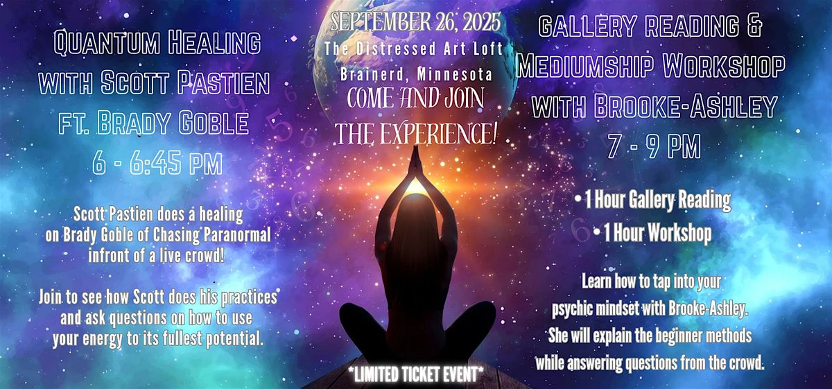 Brooke-Ashley Gallery Reading & Mediumship Workshop ft Live Energy Healing