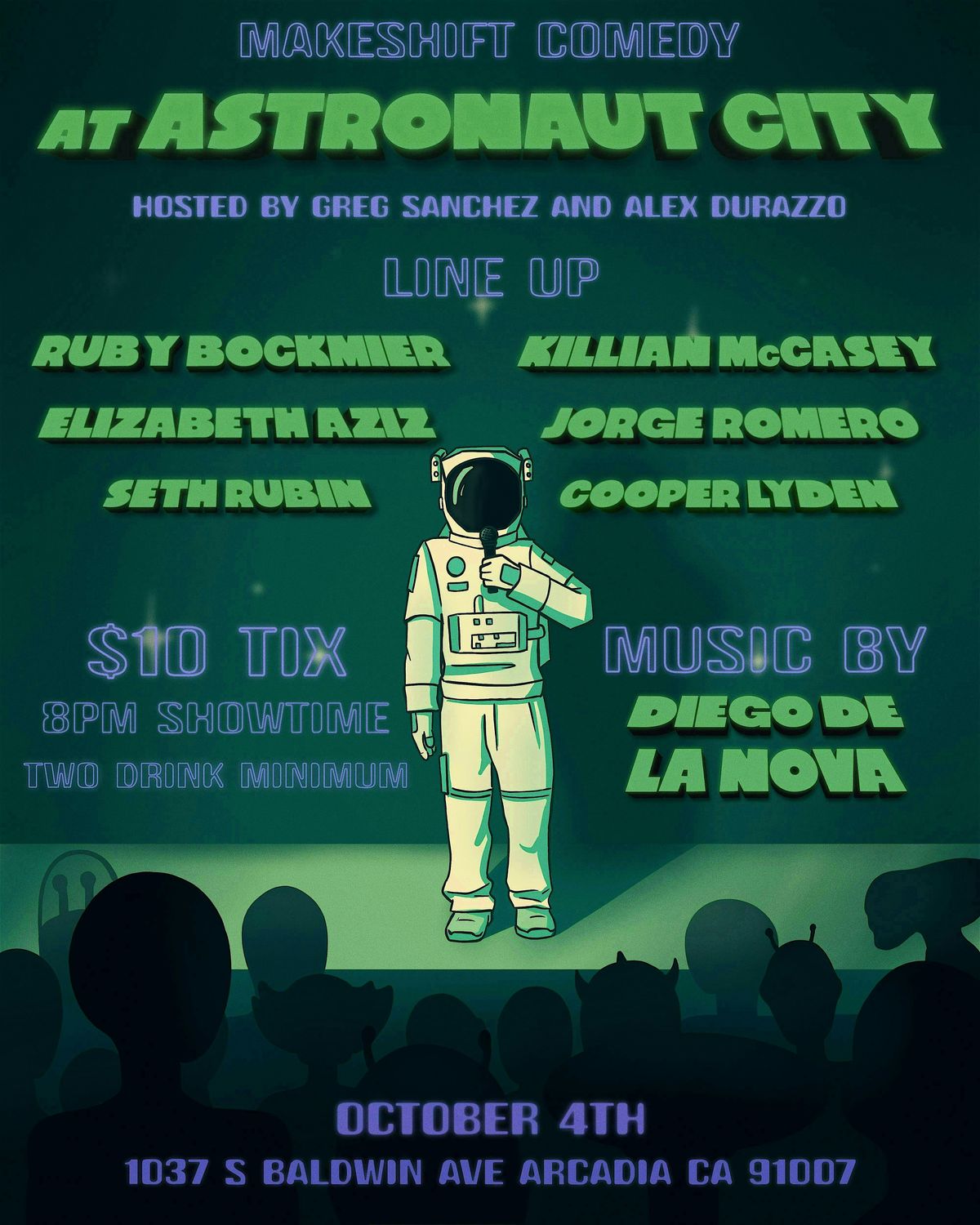 Makeshift Comedy at Astronaut City