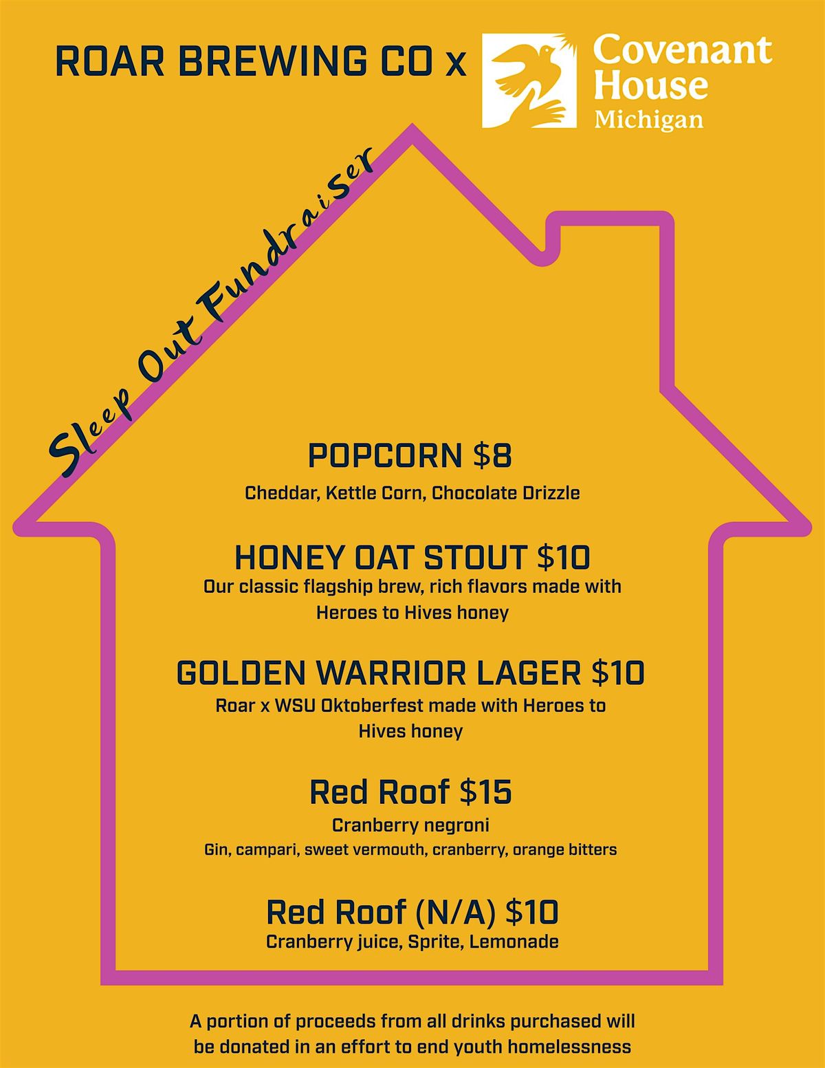 Covenant House Happy Hour