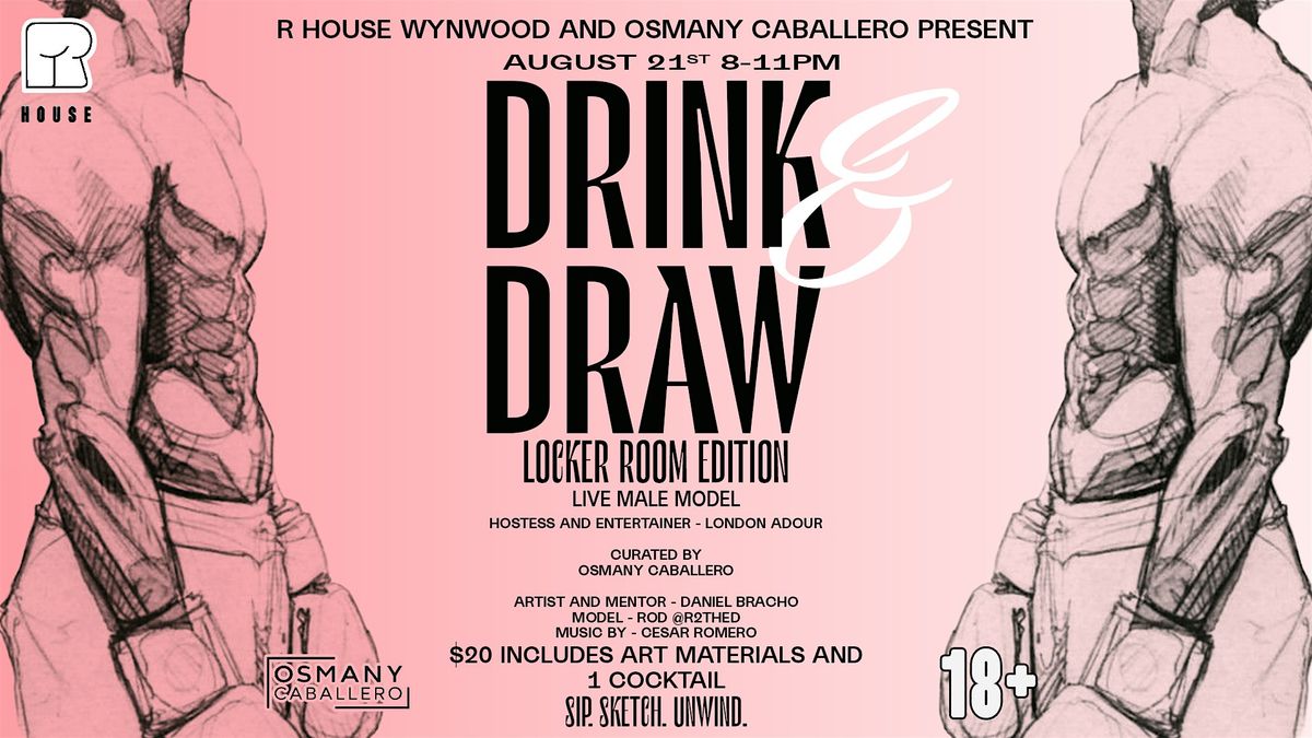 Drink & Draw August 2025: Locker Room Edition