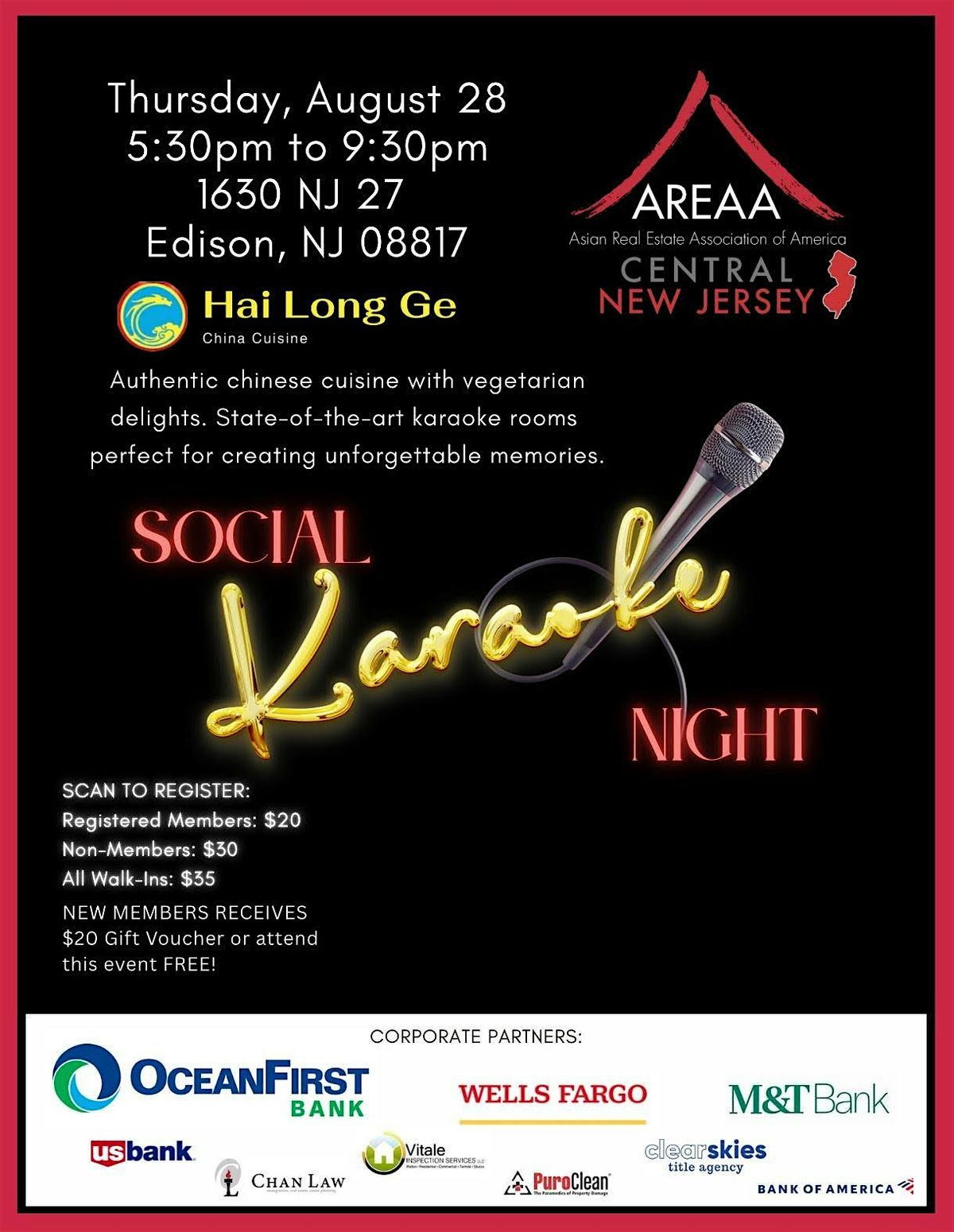 AREAA CNJ Karaoke Night