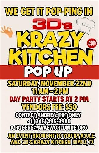 We Get It Poppin' In 3D's Kitchen Pop Up