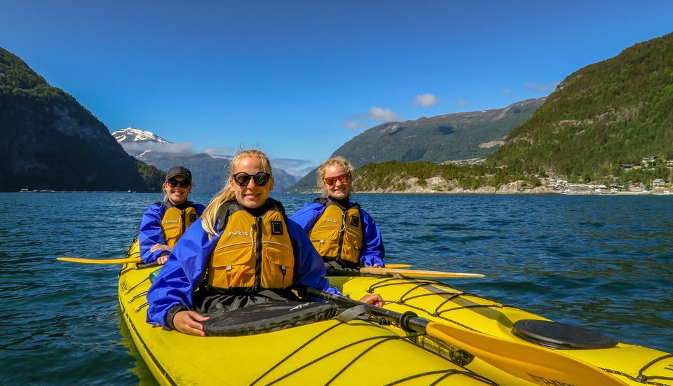 Gutsy Girls Holiday Kayak and Hike Adventure Weekend in Norway