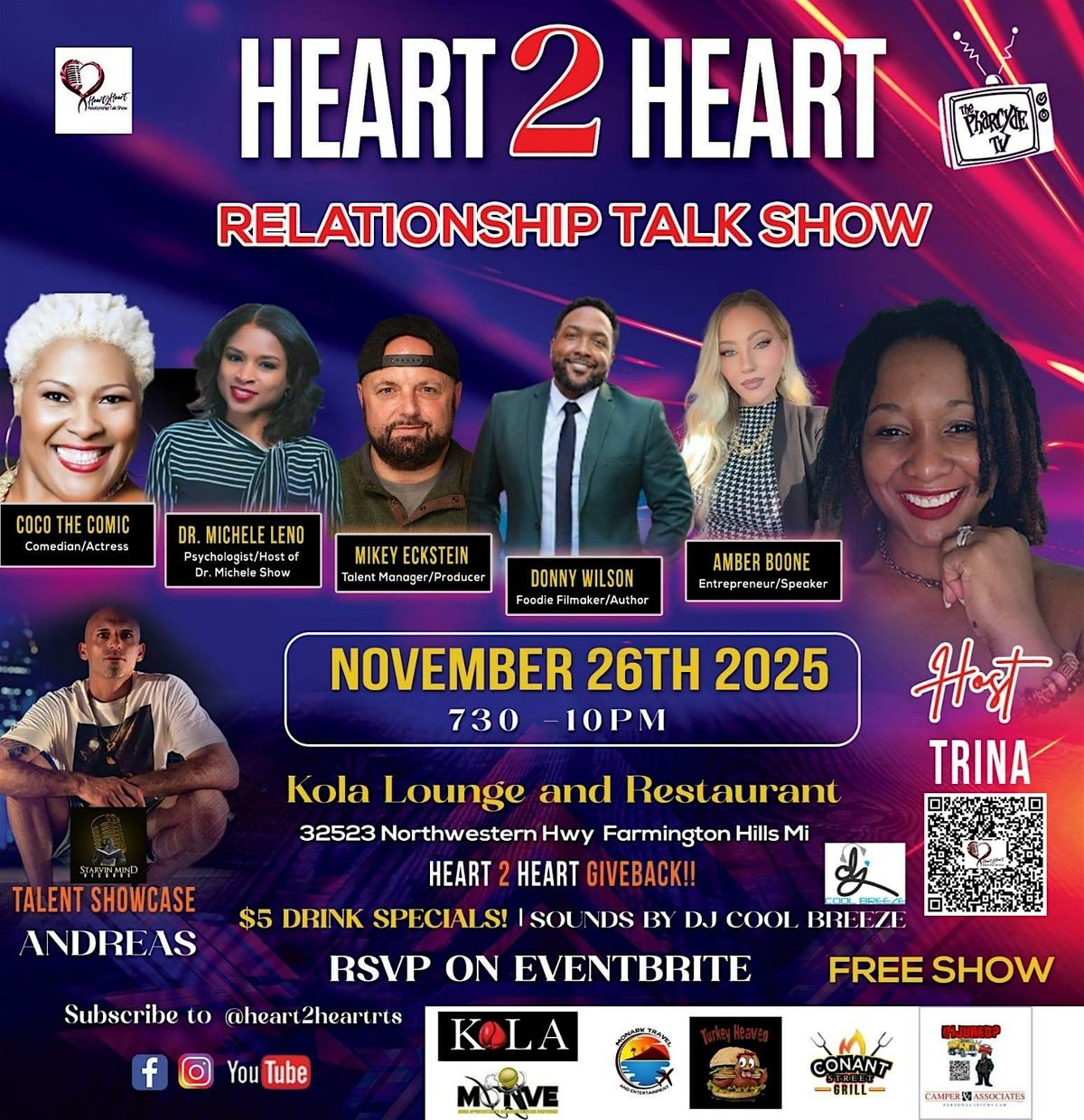 HEART 2 HEART RELATIONSHIP TALK SHOW
