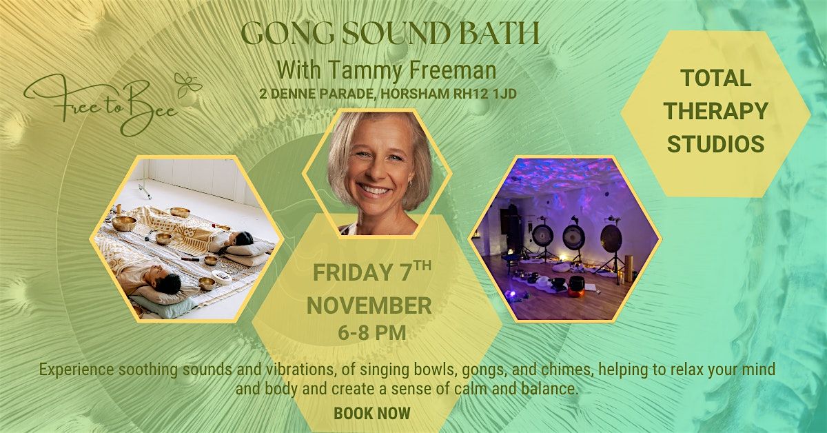 Gong Sound Bath With Tammy Freeman