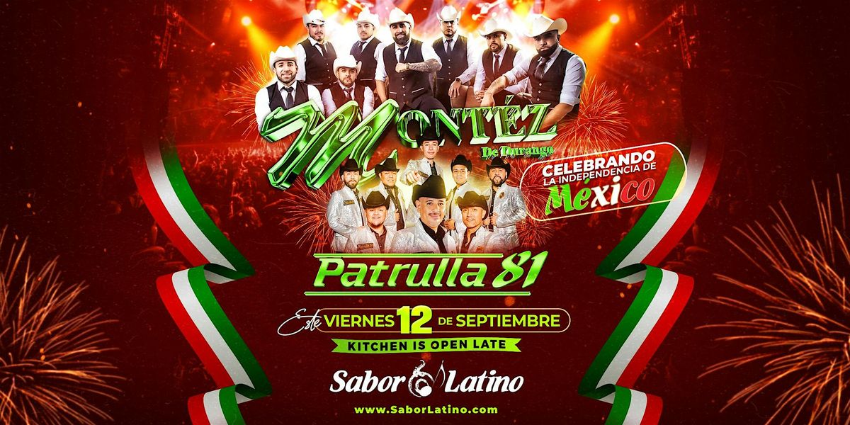 MONTEZ DE DURANGO & PATRULLA 81 EN SABOR LATINO NY