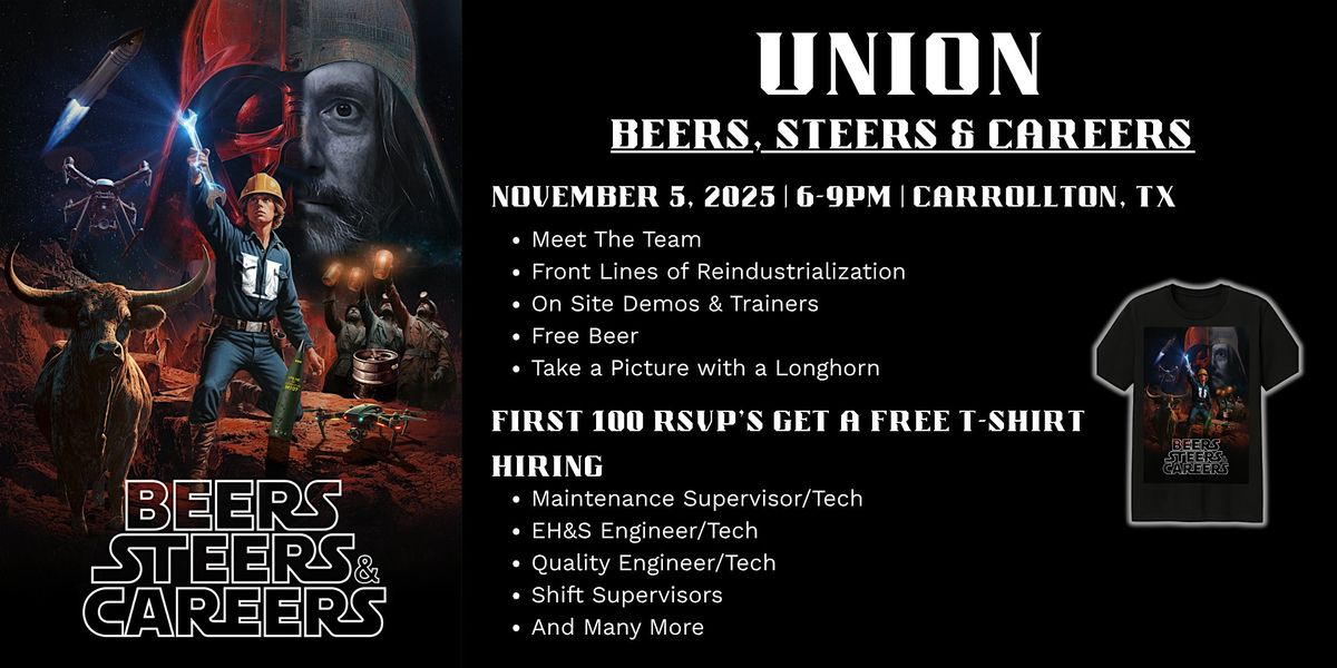UNION: BEERS, STEERS & CAREERS | Nov 05, 2025
