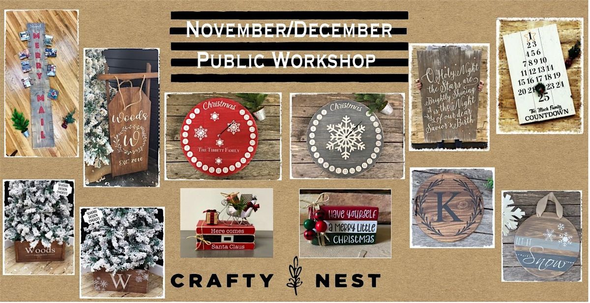 December 5th Public Night at The Crafty Nest