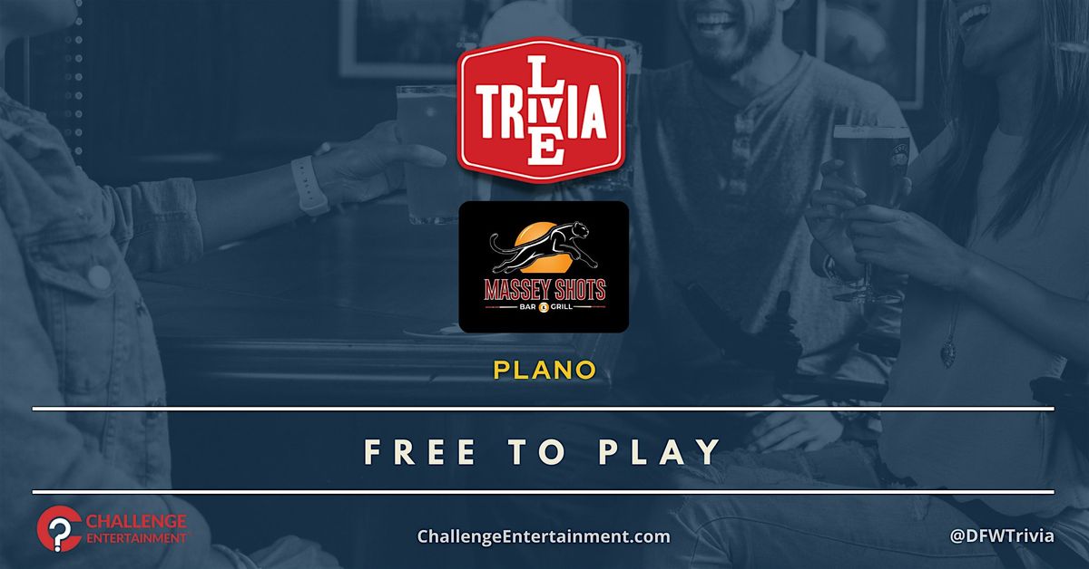 Weekly Live Trivia Nights at Massey Shots