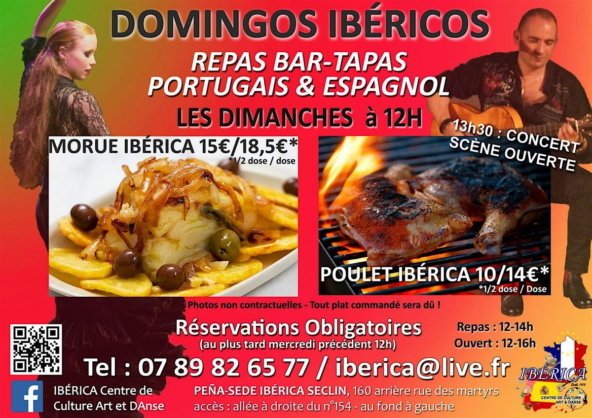 Domingos Ib\u00e9ricos : Repas spectacle bar tapas