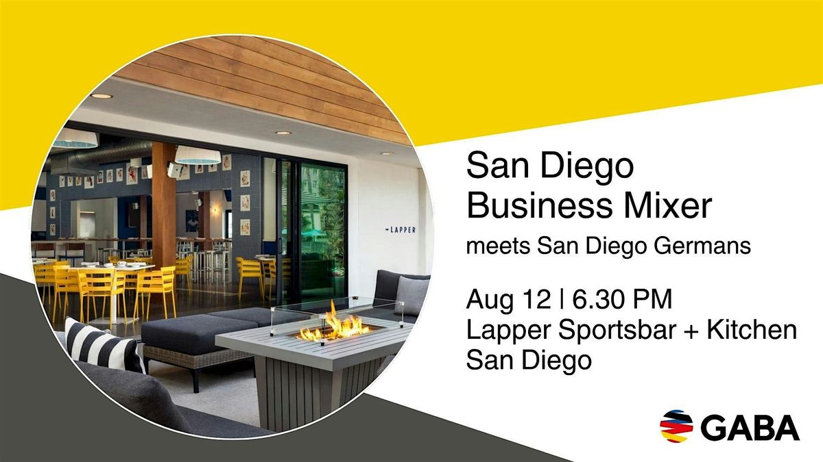 San Diego Business Mixer meets San Diego Germans